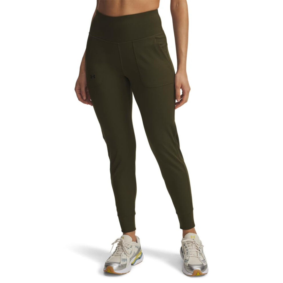 Under Armour Women's Motion Joggers, (308) Expedition Green / / Black, Large Green,Black