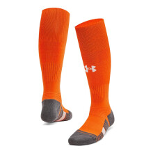 Calze Under Armour Unisex-Bambino Magnetico sopra il polpaccio 1 confezione, (800) Arancione Squadra/Gri