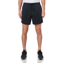 Pantaloni corti in rete Under Armour Tech da uomo 6 pollici, (001) Nero / Bianco, Large