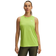 Canotta Tech Donna Under Armour, Verde Vibe / Bianco, Media
