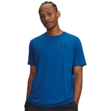 T-Shirt a maniche corte Under Armour Sportstyle, petto sinistro, (426) Blu Varsity / Nero, Grande