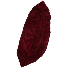 Premium Velvet Piano Bench Cover Dustproof for Single Seats Maroon & Gold Color