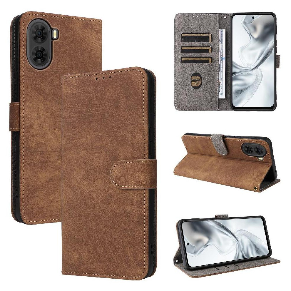 () Case For Zte Nubia S2/A504zt Pu Leather Card Slots Cover Magnetic Closure Rfid Blocking Flip Folio Wallet 764563197774