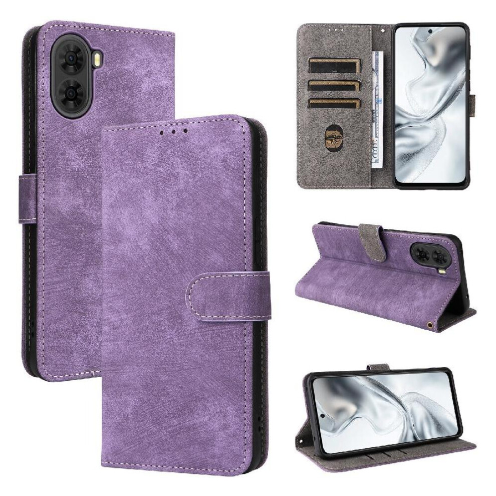() Case For Zte Nubia S2/A504zt Pu Leather Card Slots Cover Magnetic Closure Rfid Blocking Flip Folio Wallet 764563197781