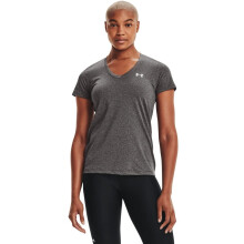 Under Armour Donna UA Tech V-Neck SM Grigio