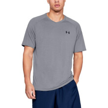 Under Armour Heren UA Tech V-Hals Korte Mouw XXX-Large Grijs