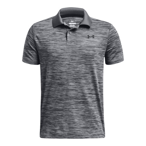 Under Armour Polo Performance Under Armour Ragazzi, (012) Grigio Chiaro / Nero, X-Large