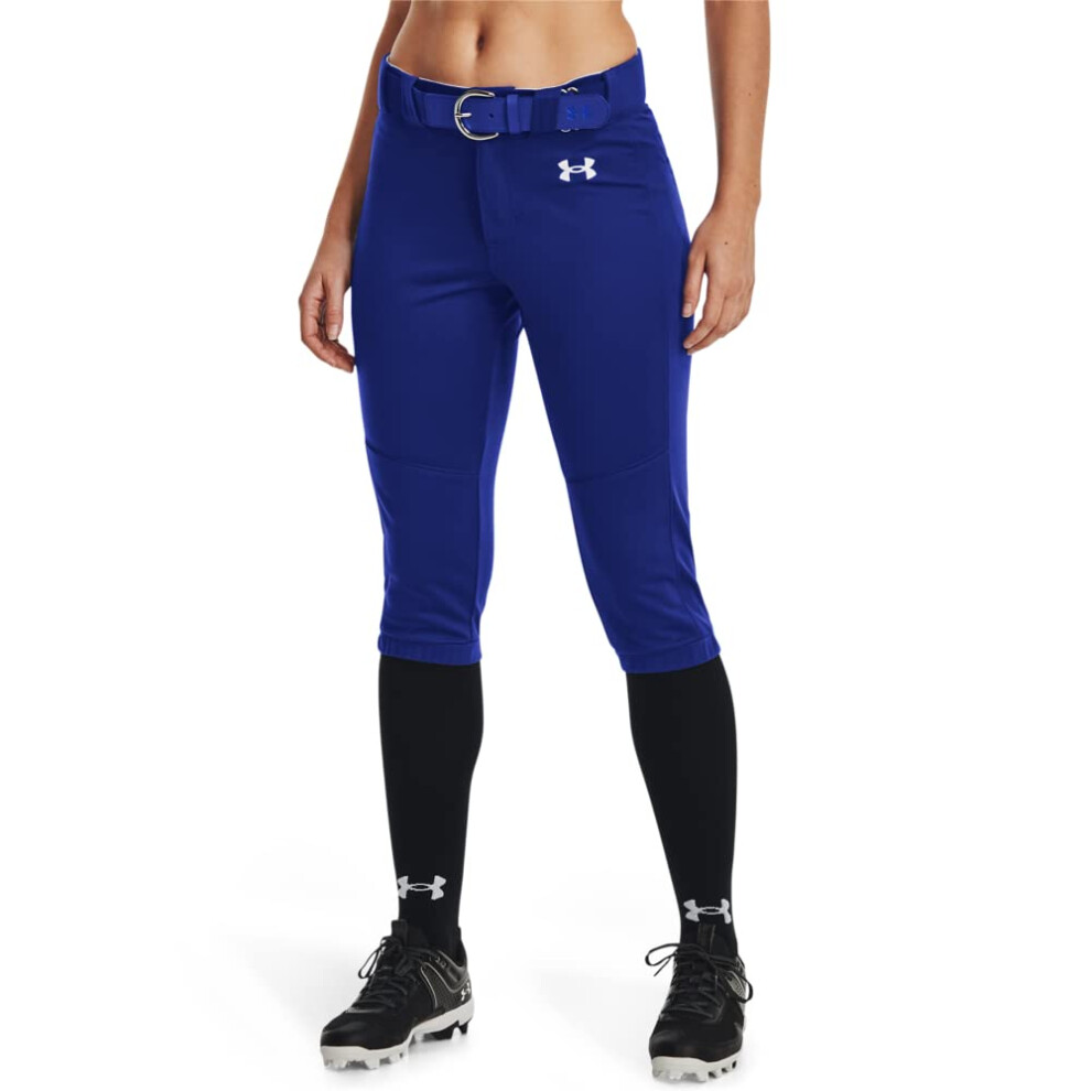 Under Armour Womens Utility Softball Pants 22, (400) Royal / / White, X-Small