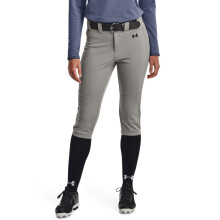 Under Armour Womens Utility Softball Pants 22, (075) Baseball Gray / / Black, XX-Large