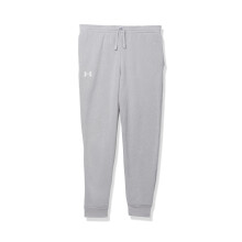 Under Armour Jongens Rival Fleece Joggers, (011) Mod Grijs Licht Heather / Wit, X-Large Plus