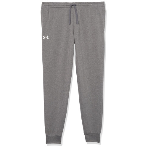 Under Armour Under Armour Jongens Rival Fleece Joggers, (025) Castlerock Light Heather / Wit, Small Plus