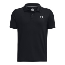 Under Armour Jungen Performance Polo, (001) Schwarz / Pitch Grau, X-Large