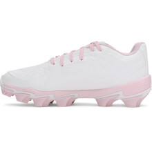 Under Armour Meisjes Glyde Sola RM JR Softball Schoenen, (101) Wit/rood/steen, 5, US
