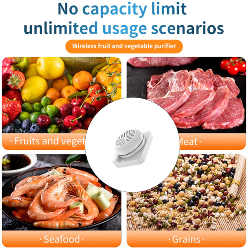 Automatic Sensors Fruit Vegetable Cleaner Ionic Purification Technology Wireless Charging Sturdy for Home and Kitchen 1