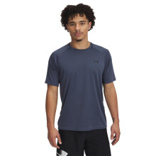 Under Armour Mænds Velocity 2.0 Kortærmet T-Shirt, (044) Downpour Gray / Black, 3X-Large