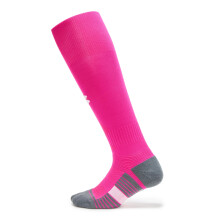 Under Armour Unisex Magnetico Over the Calf Socks 1 Pack, (654) Tropic Pink/Pitch Gray/White, Medium