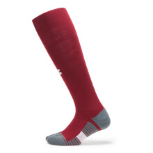 Under Armour Unisex Magnetico Strumpor Över Vaden 1 Pack, (625) Cardinal/Pitch Gray/Vit, X-Large