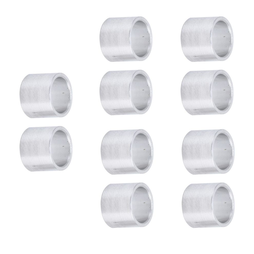 Aluminium Alloy Round Spacers 10Mm Od 8Mm Support Fittings Unthreaded 10 Pack 8701391468357