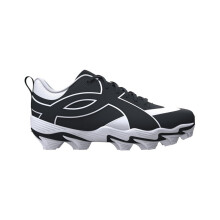 Under Armour Jongens Leadof Icon Low RM JR Honkball Schoenen, (001) Zwart/Wit, 8K, VS
