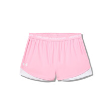Under Armour Meisjes Tech Play Up Shorts, (650) Roze/Wit/Wit, Klein