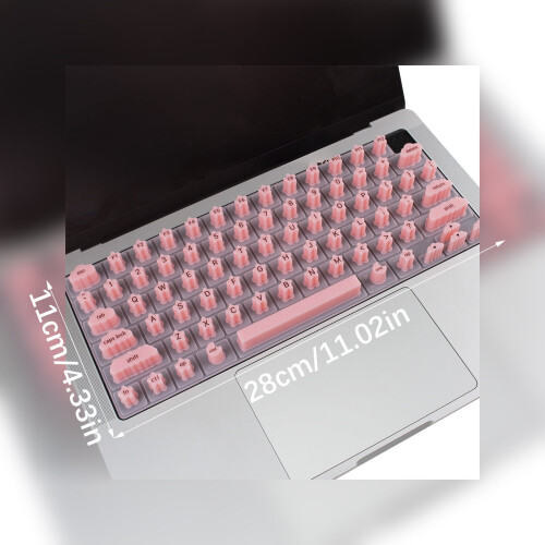 Capa de silicone lavável para teclado de 14 polegadas, várias opções de cores, resistente a arranhões e poeira. 2