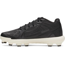 Under Armour Meisjes Glyde Sola TPU JR Softbal Schoenen, (001) Zwart/Wit/Zwart, 1, US