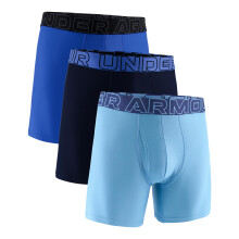 Under Armour UA PERFORMANCE TECH - SOLID 6 IN 3PK, BLUE SMOKE, S