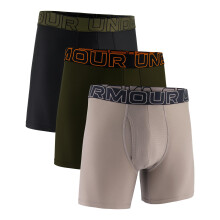 Under Armour UA PERFORMANCE TECH - SOLID 6 IN 3PK,TAUPE DUSK,5XL