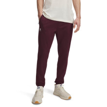Pantaloni Jogger Sportstyle Under Armour Uomo Bordeaux/bianco 1 Medio