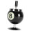 Windproof Billiard Ashtray with Lid, 9.5cm, Decoration Black 2