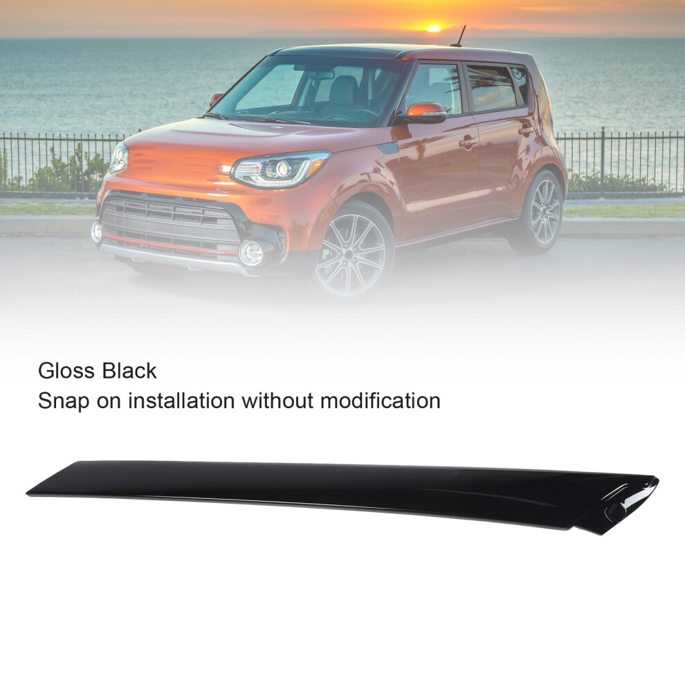 A Pillar Trim Gloss Front Soul 2014-18 Black 7055741382758