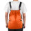 Waterproof Drawstring Backpack Orange 41x34x13cm Travel Storage Bag 7