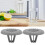 2pcs Grey Water Bottle Drying Rack, 1.6 Inch+ Diameter, Lightweight & Multipurpose 2