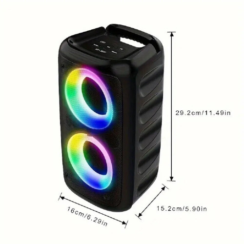 Portable Bluetooth Speaker with Subwoofer 1 Unit 1