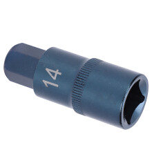 H14 S2 Alloy Steel Socket Bit, 22x55mm, Rustproof Pneumatic & Electric Tool