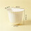 (White) Wall-Mounted Kitchen Trash Can, Creative Garbage Bin 2