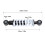 Premium Motorcycle Shock Absorber 190mm Adjustable Spring Damping 200LBS Load 2