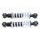 Premium Motorcycle Shock Absorber 190mm Adjustable Spring Damping 200LBS Load 3