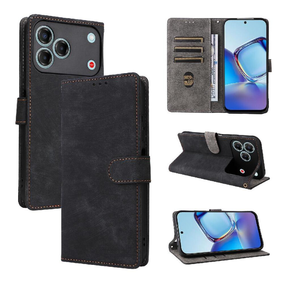 () Case For Zte Nubia V80 Design Rfid Blocking Card Slots Cover Magnetic Closure Pu Leather Flip Folio Wallet 764563197866