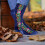 Winter Thermal Socks Unisex Embossed Retro Pattern 3