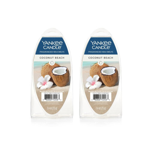 Yankee Candle Yankee Candle Pack de 2 Ceras Aromatizadas - Playa de Coco