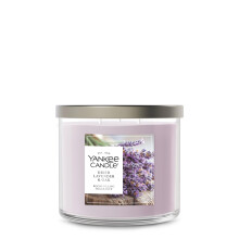 Yankee Candle Dried Lavender & Oak, Geurkaars, 14.5oz 3-Wick Kaars met tot 40 Uur Brandtijd
