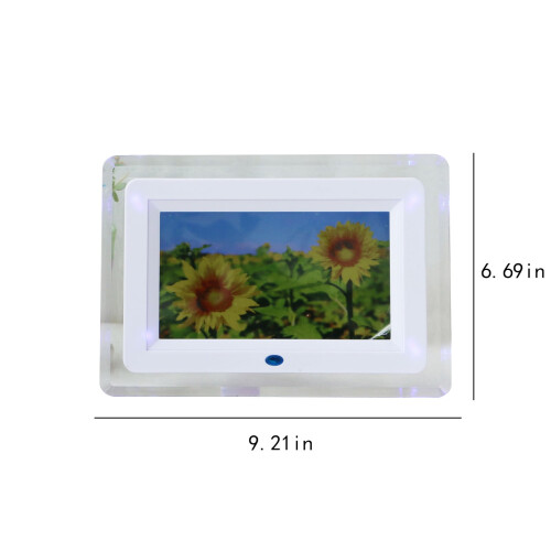 Cornice digitale intelligente WiFi da 7 pollici con schermo touch HD IPS. 2