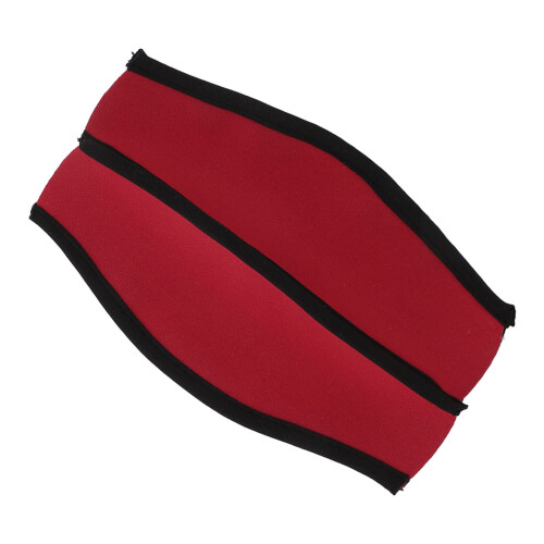 Red Dive Hair Protector Wrap with Double Layer Neoprene for Water Activities 2
