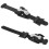 Durable PE Inline Skate Buckle Black 1