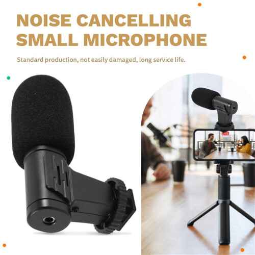 Video Microphone -Camera  Condenser Record Interview Vlog Mic for Phone DSLR Camera 3.5mm Microphone 2