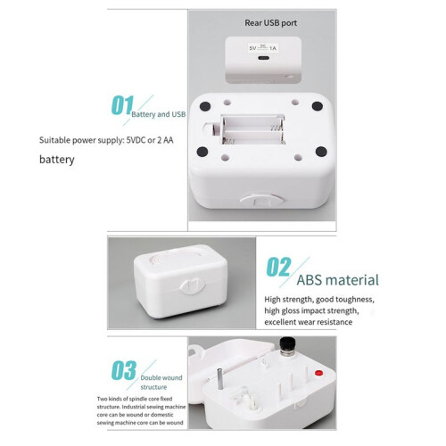Electric Portable Automatic Bobbin Winder with Thread Stand Professional Sewing Machine Bobbin Winder Tool Sewing 1