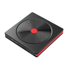 Externes mobiles DVD-RW-Laufwerk mit USB 3.0-Typ-C-Kabel und CD/DVD-Lesegerät
