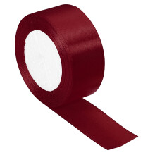 25 Yards 1.5" Satin Ribbon Rolls for Crafts, Hair Bows, Gift Wrapping, Wedding & Party DIY – Compatible with All Craft Projects
