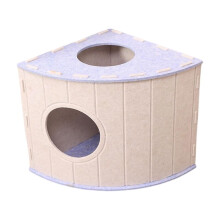 Enclosed Cat House Bed – Scratch Resistant,